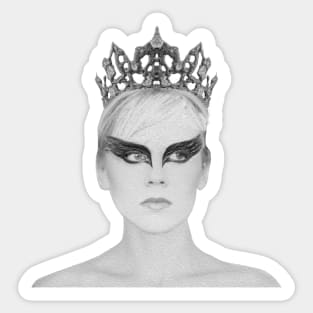 Portrait of an Actress I Sticker